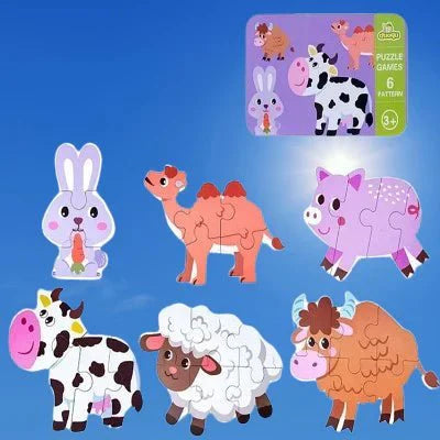 Puzzle Montessori - BabyPuzzle™ - Bétail - EssentielBébé