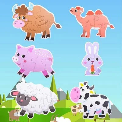Puzzle Montessori - BabyPuzzle™ - Bétail - EssentielBébé